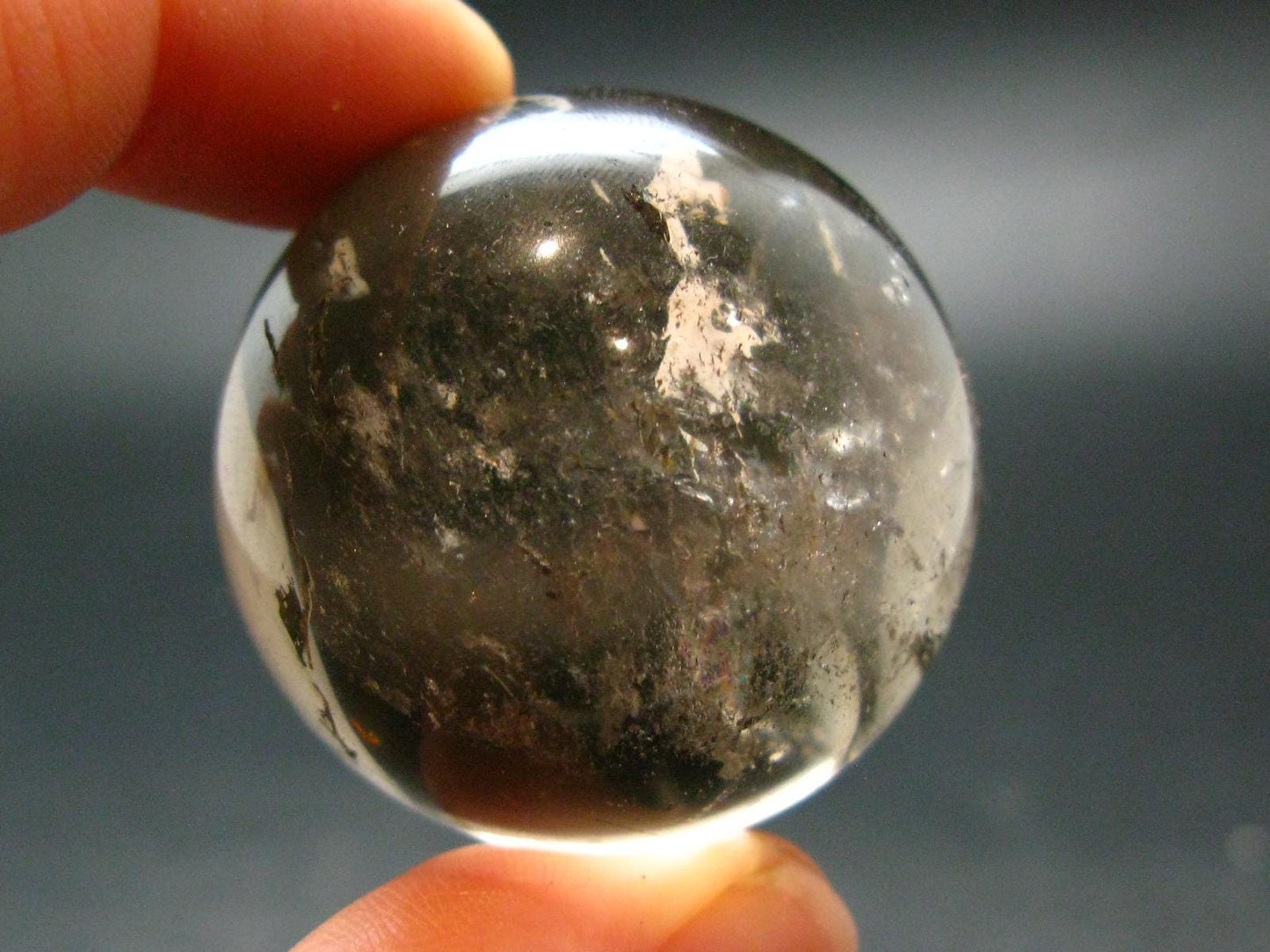 Natural color Smoky Quartz Sphere From Brazil - 1.2"