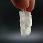 Raw Rare Natrolite Crystal Silver Pendant From Brazil - 1.2" - 2.27 Grams
