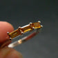 Citrine Sterling Silver Ring - Size 7 - 1.40 Grams