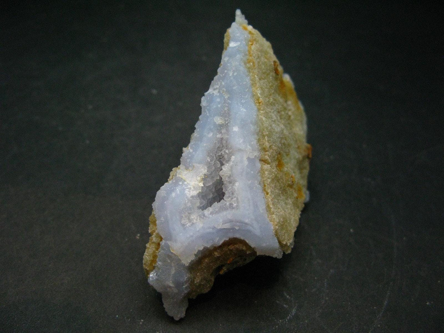 Rare Blue Lace Holly Chalcedony Agate Raw Piece From Malawi - 2.7"
