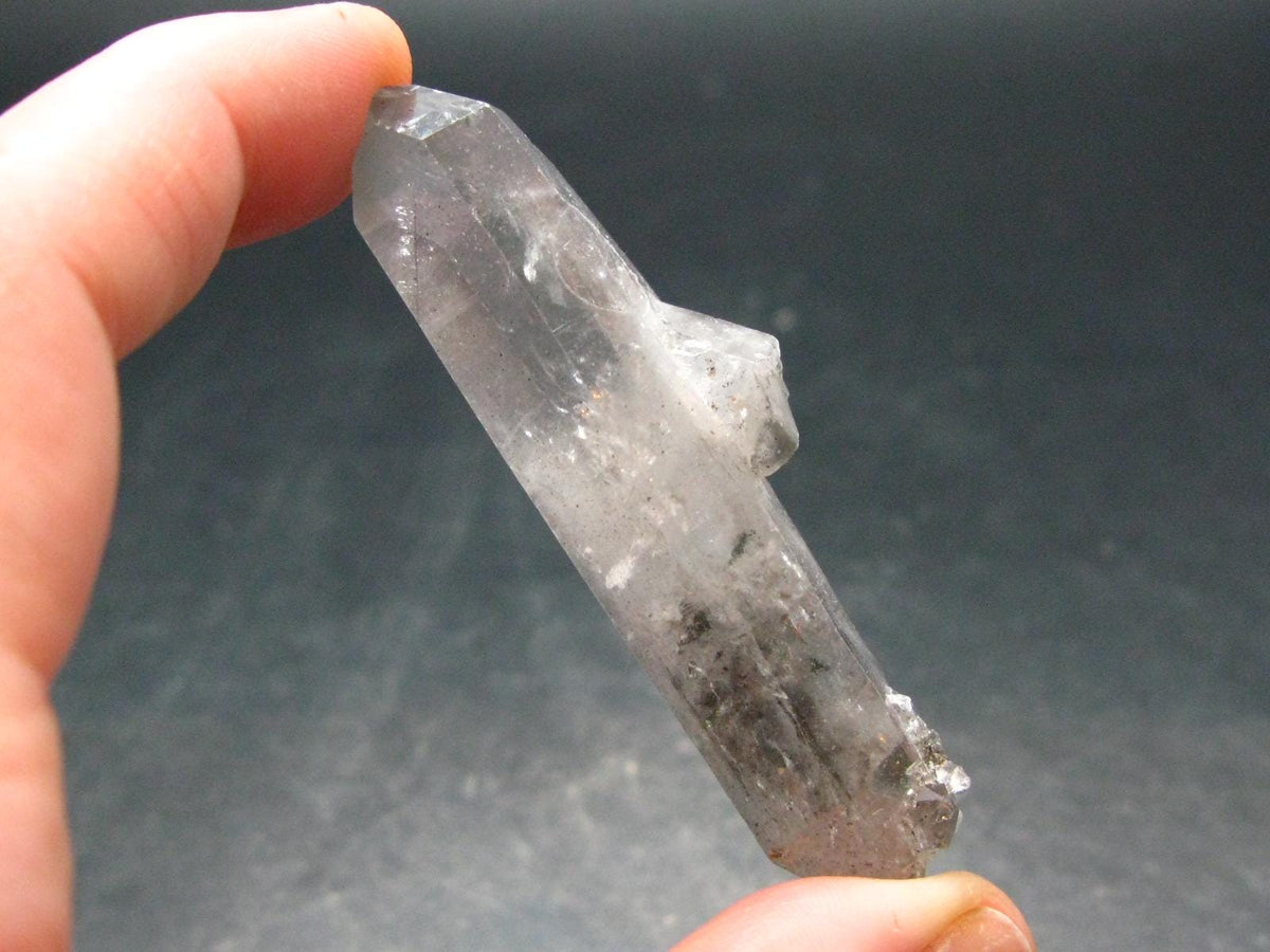 Nice Tibetan Black Quartz Tumbled Stone from Tibet - 2.5" - 21.91 Grams