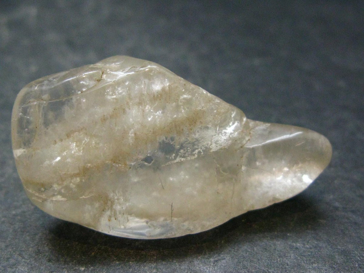 Large Clear Tumbled Petalite Crystal from Brazil - 72.45 Carats - 1.6"
