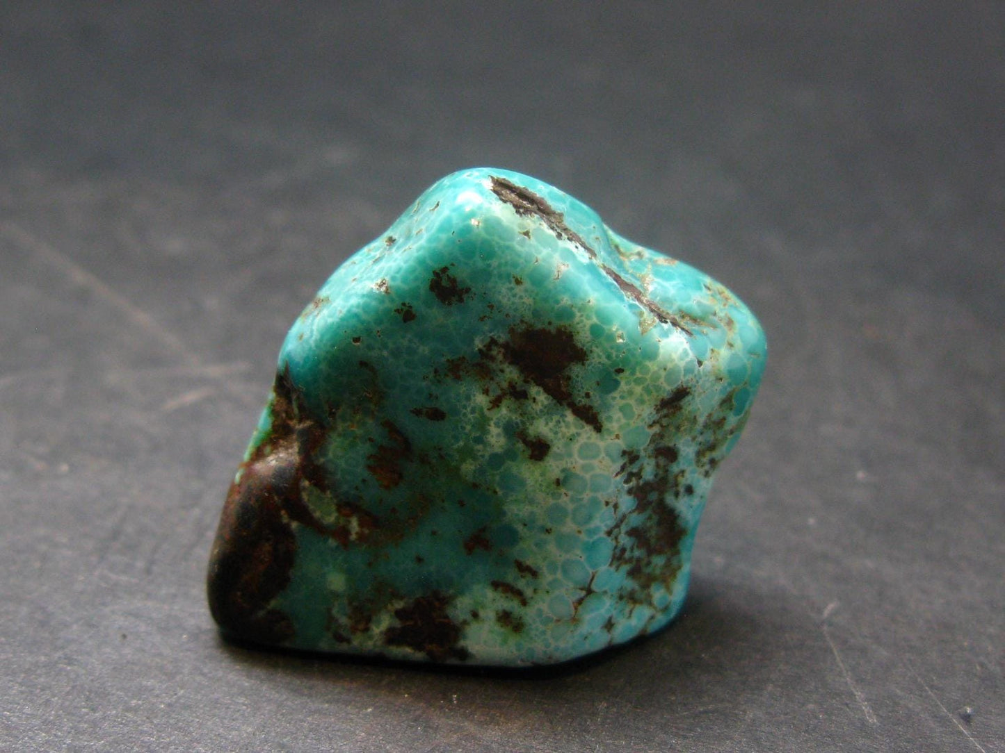 Genuine Tumbled Turquoise from Arizona, USA - 1.3" - 14.94 Grams