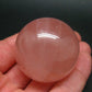 Star Rose Quartz Sphere Ball From Brazil - 1.8" - 127.3 Grams