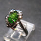 Helenite Gaia Stone Gem Sterling Silver Ring From Washington - Size 7 - 1.65 Carats