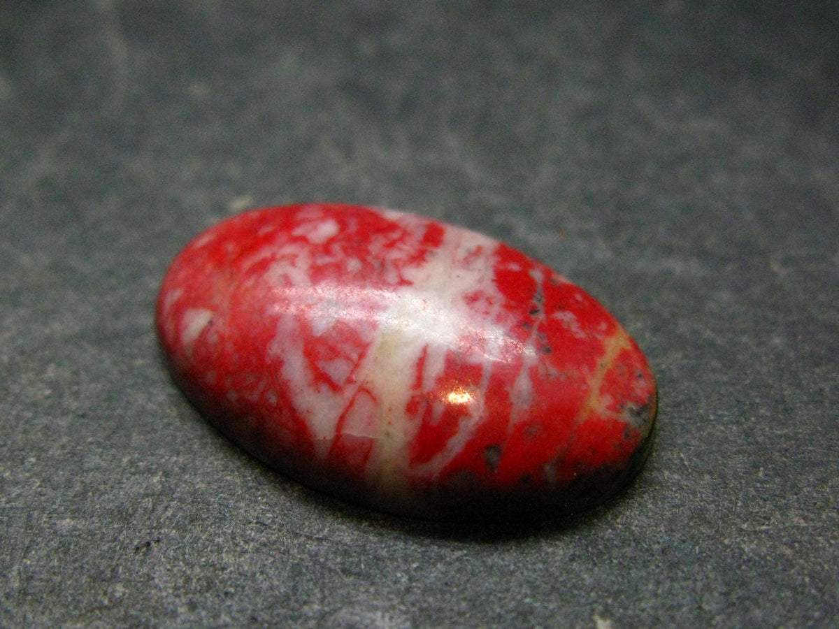 Cinnabar Cabochon from Russia - 3.20 Grams - 24 x 14 mm