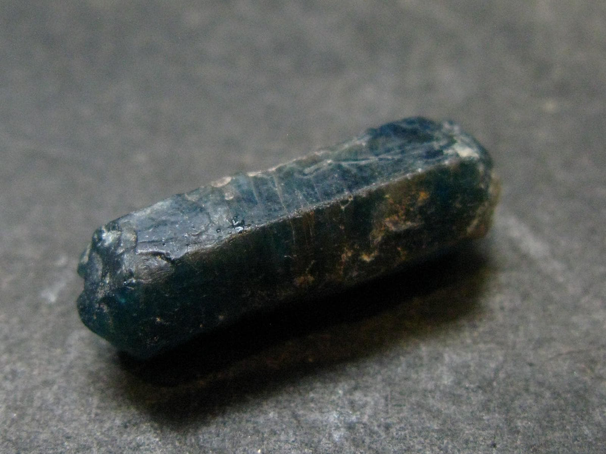 Large Neon Blue Apatite Crystal From Brazil - 0.8" - 2.23 Grams