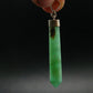 Chrysoprase Silver Pendant From Australia - 2.2" - 5.12 Grams