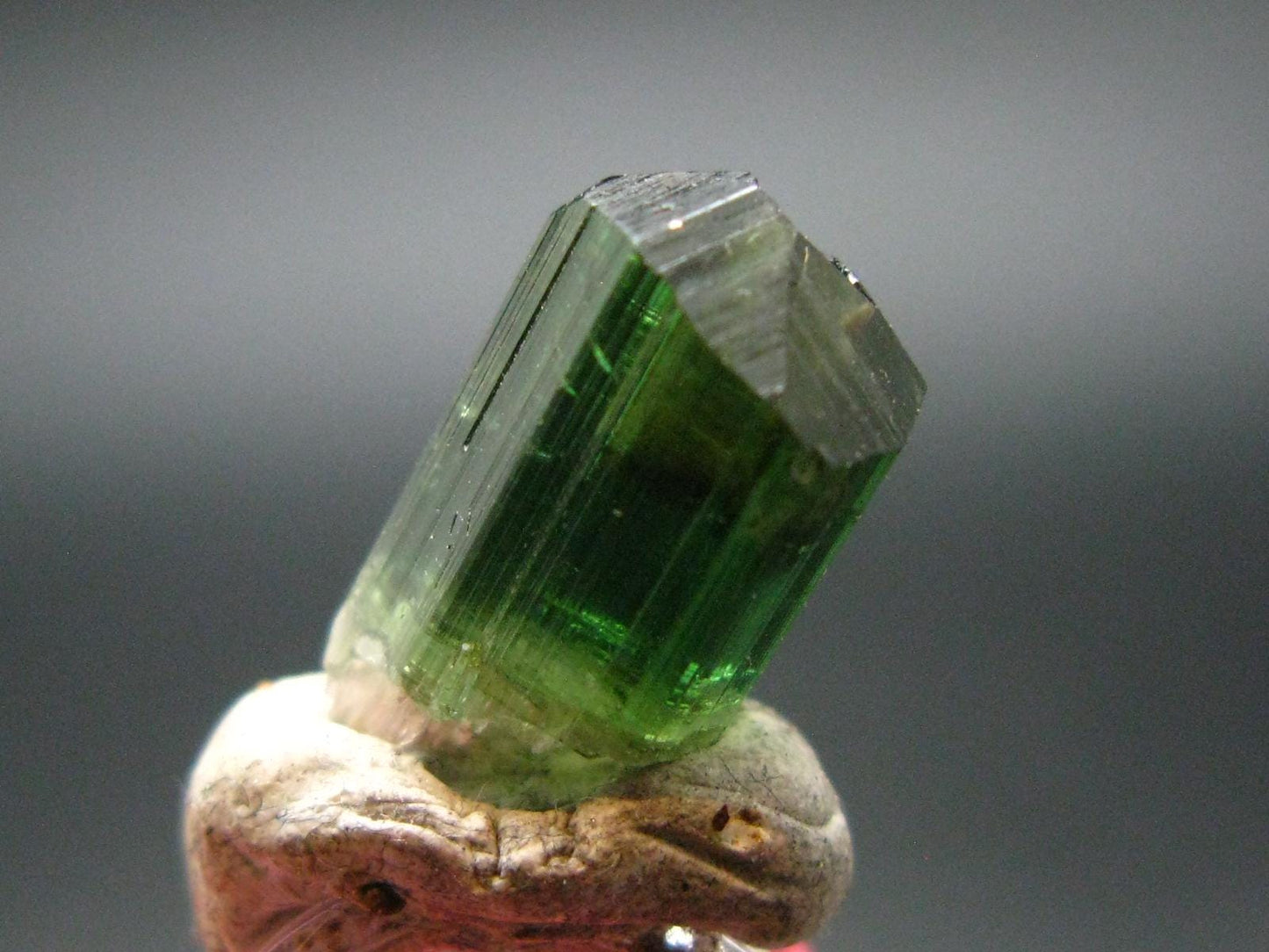 Green Tourmaline Crystal From Brazil - 0.6" - 9.60 Carats