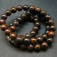Rare Boulder Opal Beads Necklace From Australia - 17"