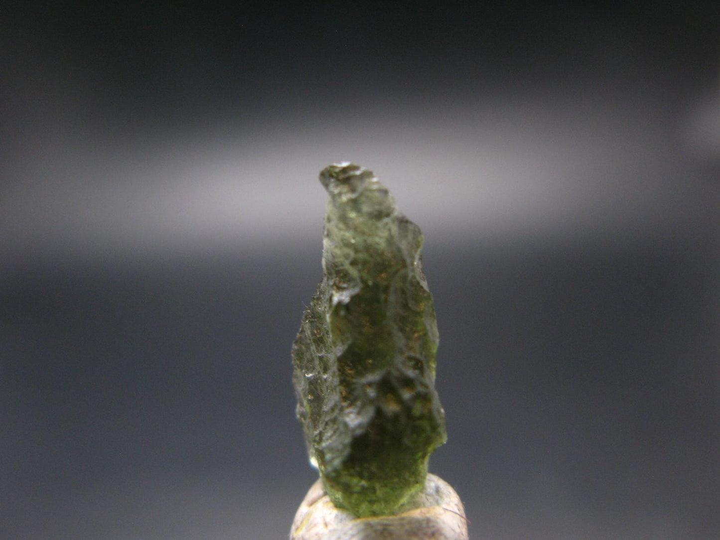 Moldavite Tektite Raw Piece from Czech Republic - 0.6" - 5.0 Carats - 1.0 Grams
