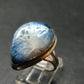 Blue Ice Glacierite Silver Ring from Indonesia - Size 9- 7.87 Grams