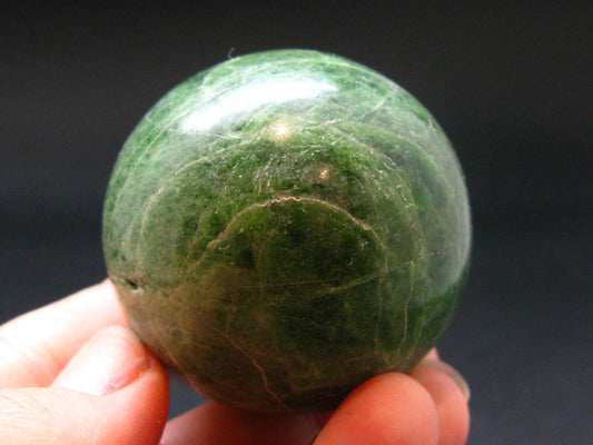 Gem Chrome Diopside Ball Sphere From Russia - 1.7"- 148.48 Grams