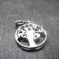 Moldavite Tektite Silver Pendant from Czech Republic - 1.0" - 2.15 Grams