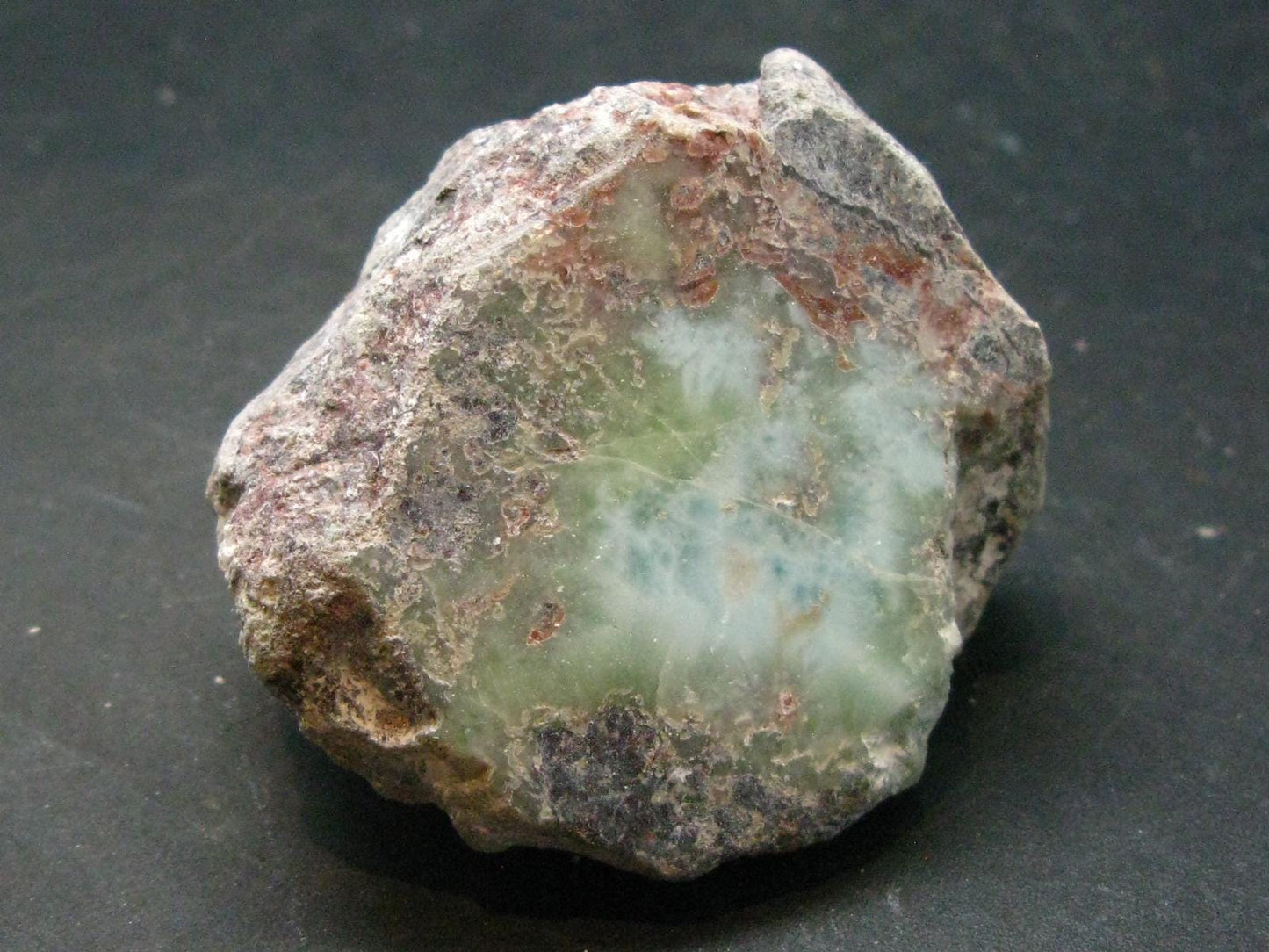 Rare Blue Raw Larimar Pectolite From Dominican Republic - 1.9"