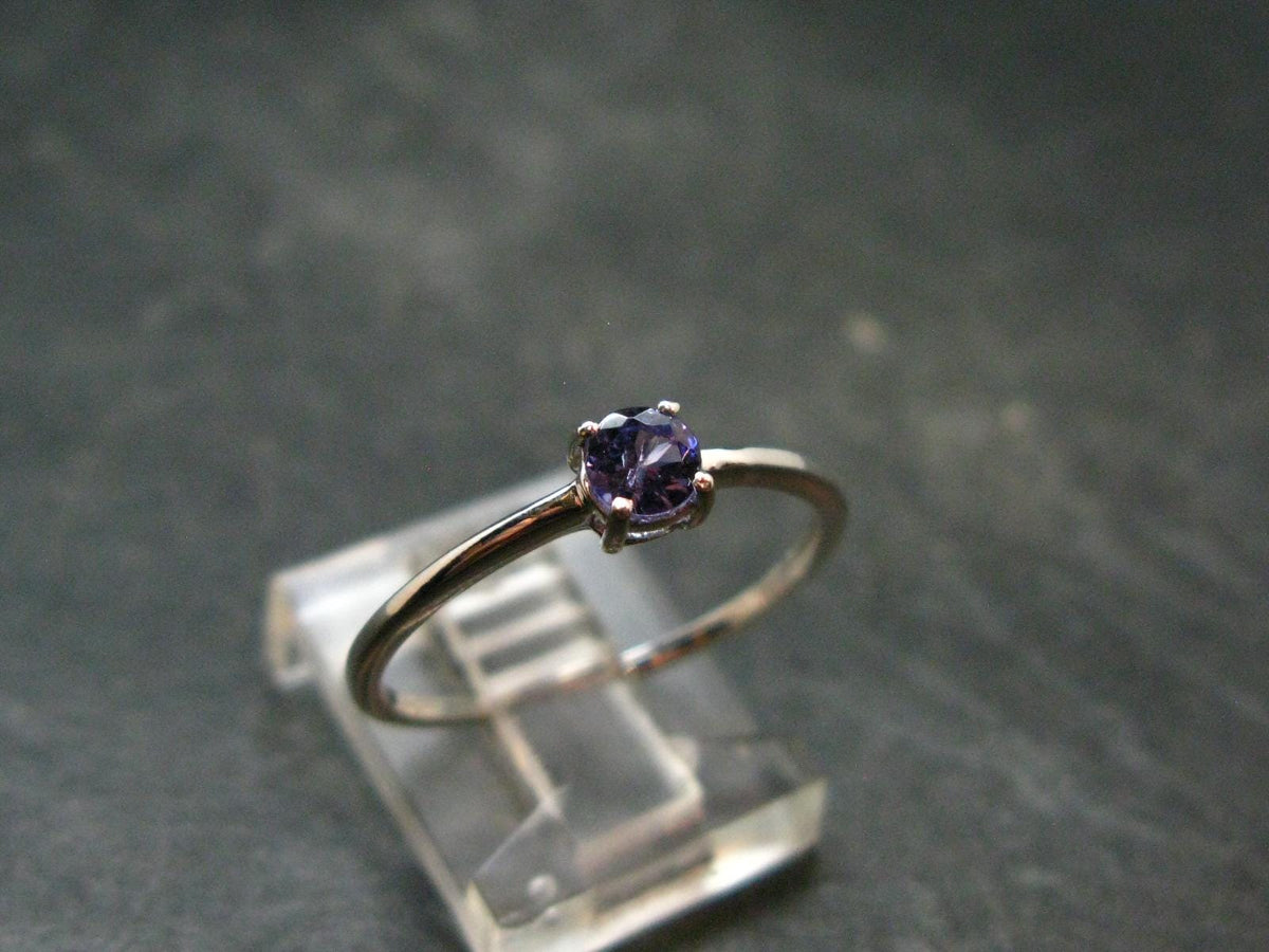 Tanzanite (Zoisite) Sterling Silver Ring - 0.96 Grams - Size 8