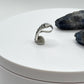 Sterling Silver Sapphire Huggie Pendant | September Birthstone Charm