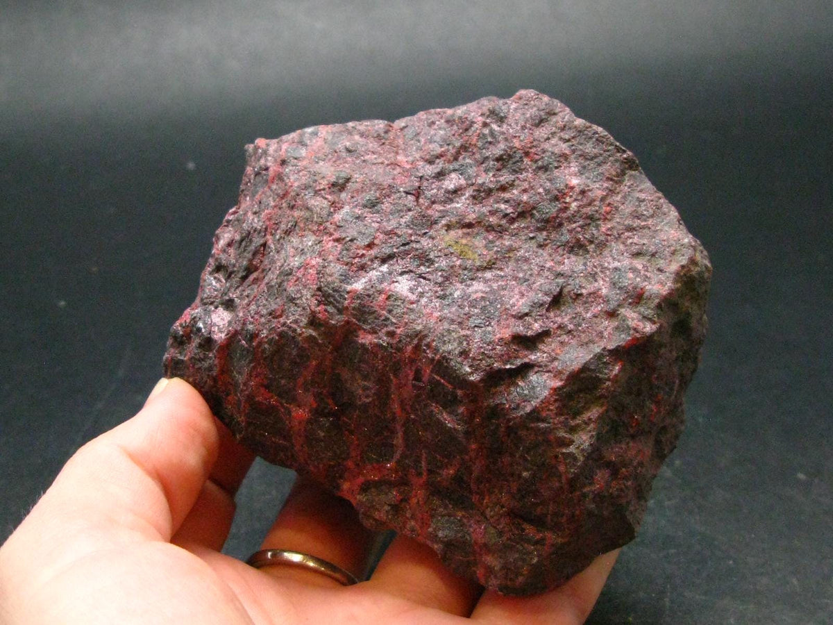 Rare Cinnabar Raw Piece From Spain - 3.4" - 417.09 Grams