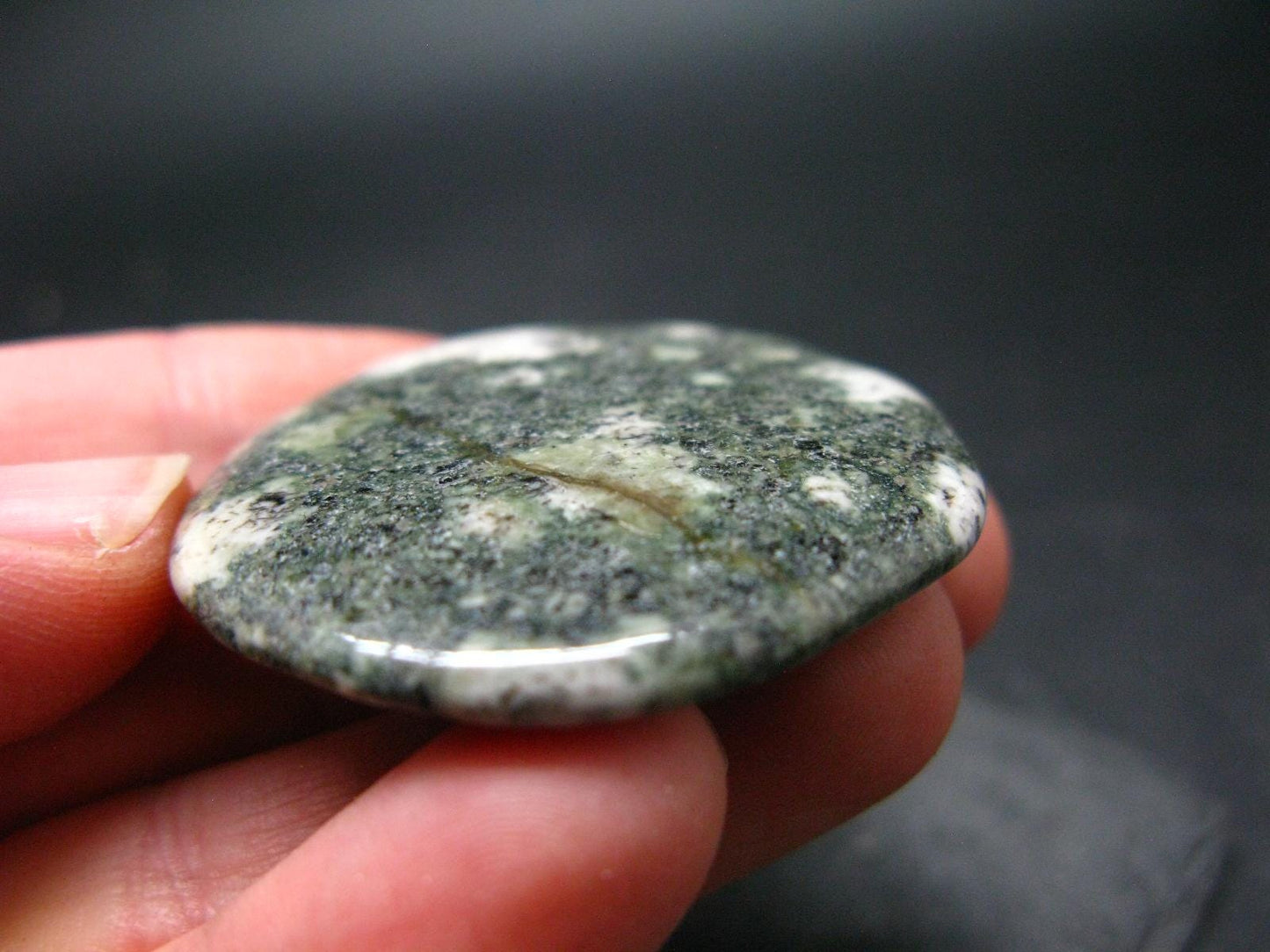 Rare Stonehenge Preseli Bluestone Tumbled Crystal From Wales UK - 1.6" - 22.93 Grams