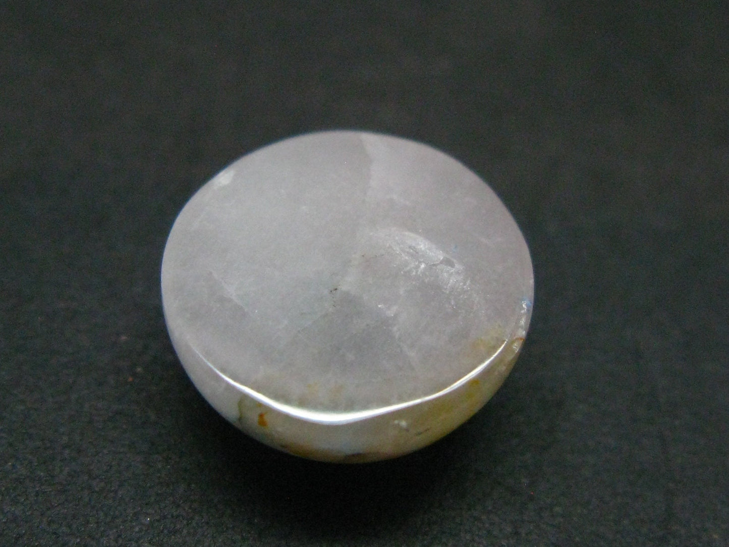 Papagoite in Quartz Cabochon from Messina S. Africa - 7.15 Carats - 13x13mm