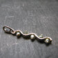 Moldavite Tektite Silver Pendant from Czech Republic - 1.2" - 1.79 Grams