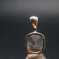 3.89 Carat Phenakite Phenacite Gem Sterling Silver Pendant from Russia - 0.6" - 1.76 Grams