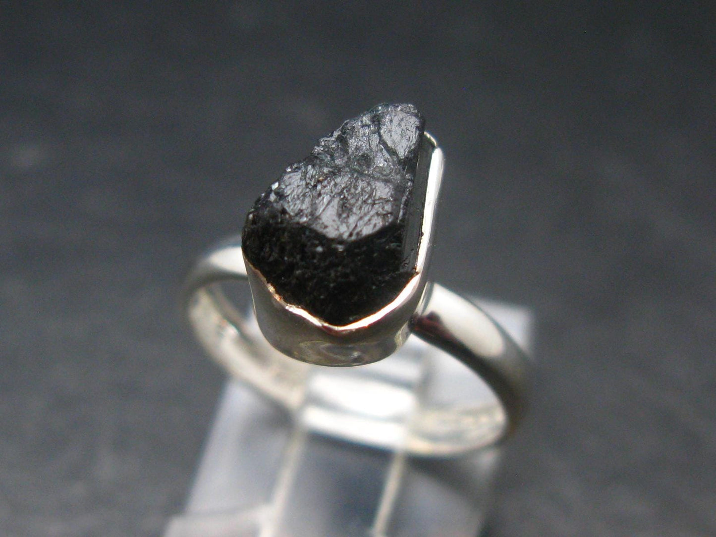Alexandrite Crystal Silver Ring From Zimbabwe - Size 6 - 2.44 Grams