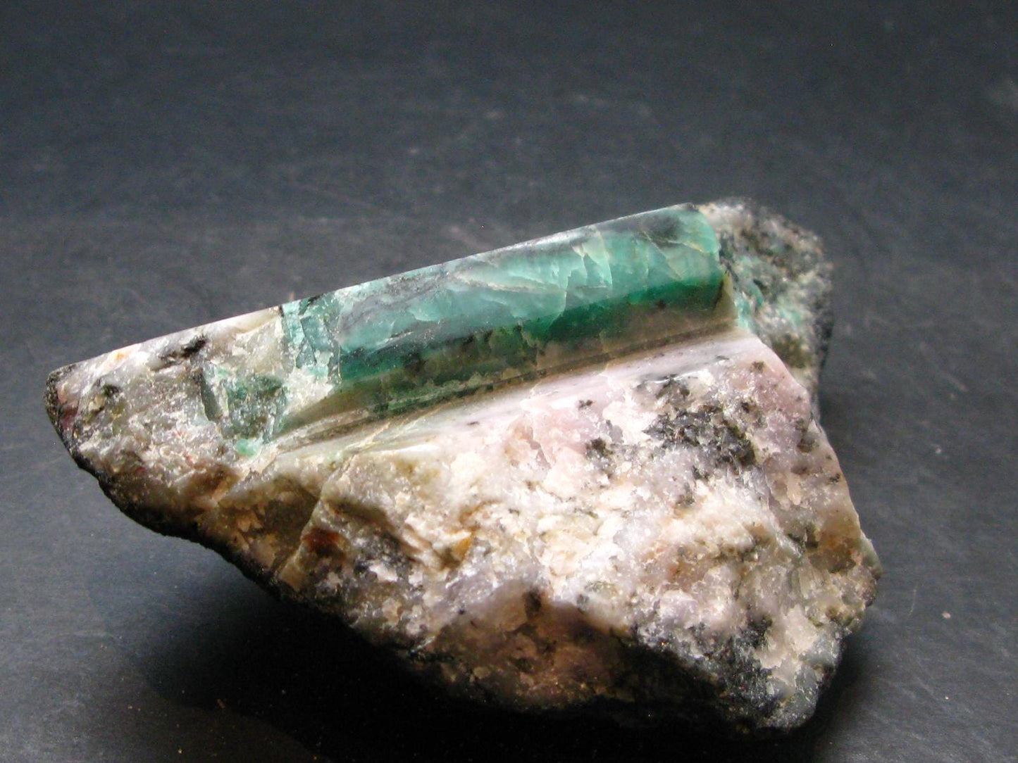Emerald polished Cluster from Brazil - 3.6"