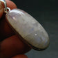 Natural Glow From Inside Moonstone 925 Silver Pendant - 1.8" - 8.82 Grams