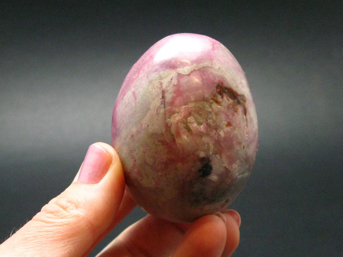 Cobaltocalcite Cobalto Calcite Egg From Morocco - 2.2"