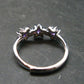Natural Faceted Rich Purple Color Amethyst Ring - 1.55 Grams - Size adjustable