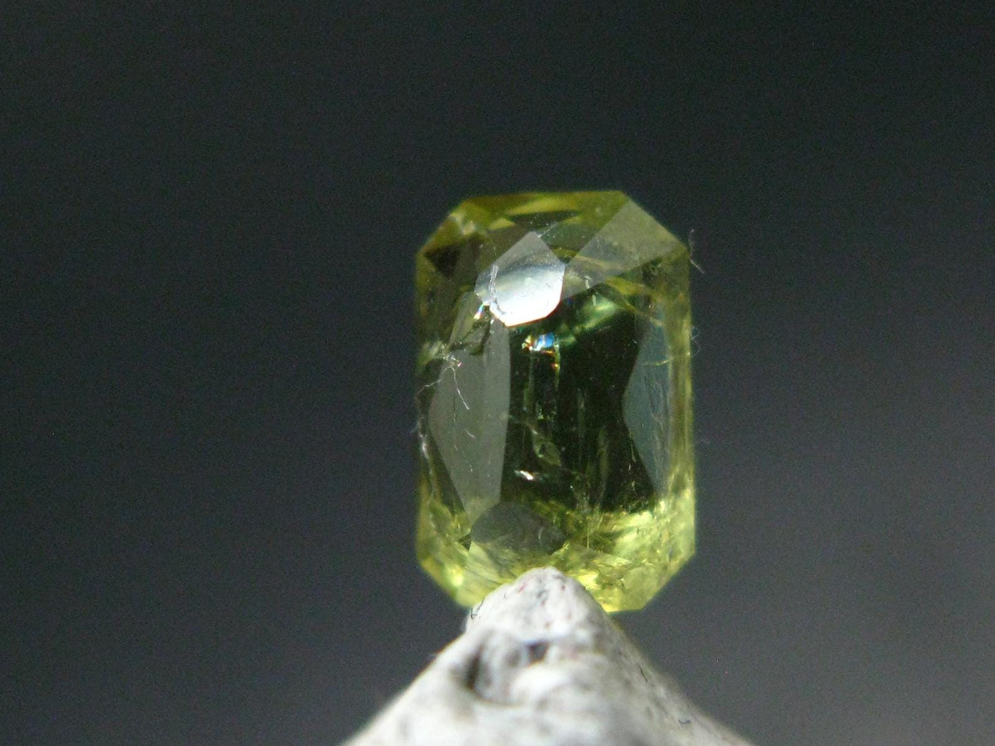 Rare Gem Vesuvianite Cut Stone from Canada - 1.60 Carats