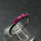Star Ruby Sterling Silver Ring- Size 7 - 1.54 Grams