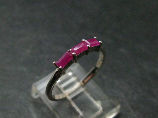 Star Ruby Sterling Silver Ring- Size 7 - 1.54 Grams