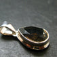 Smoky Quartz Crystal Facetted Silver Pendant From China - 1.0" - 3.18 Grams
