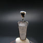 Raw Rare Natrolite Crystal Silver Pendant From Russia - 0.7" - 1.28 Grams