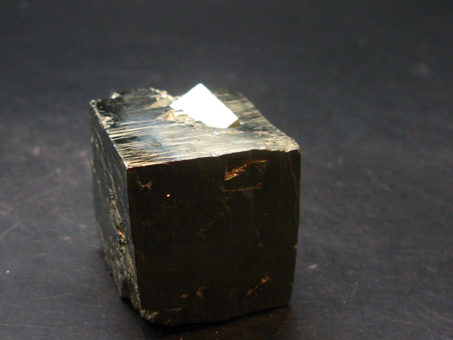 Perfect Pyrite Cube Crystal from Spain - 1.3" - 130.0 Grams