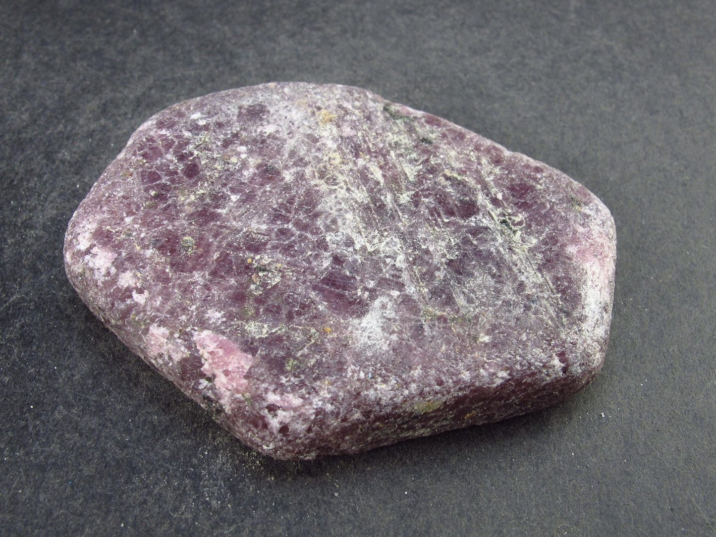 Reddish-Maroon Hexagonal Terminated Ruby Crystal from India - 2.1" - 71.1 Grams