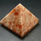 Sunstone Pyramid From India - 1.6" - 124.67 Grams