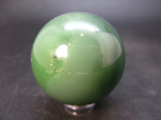 Nephrite Jade 1.6" Sphere Ball From Canada - 107 Grams