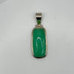 Natural Chrysoprase Pendant – Green Gemstone Sterling Silver Jewelry - Weight 6.07 g