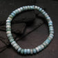 Larimar Genuine Bracelet ~ 7 Inches ~ 6mm Rondelle Beads