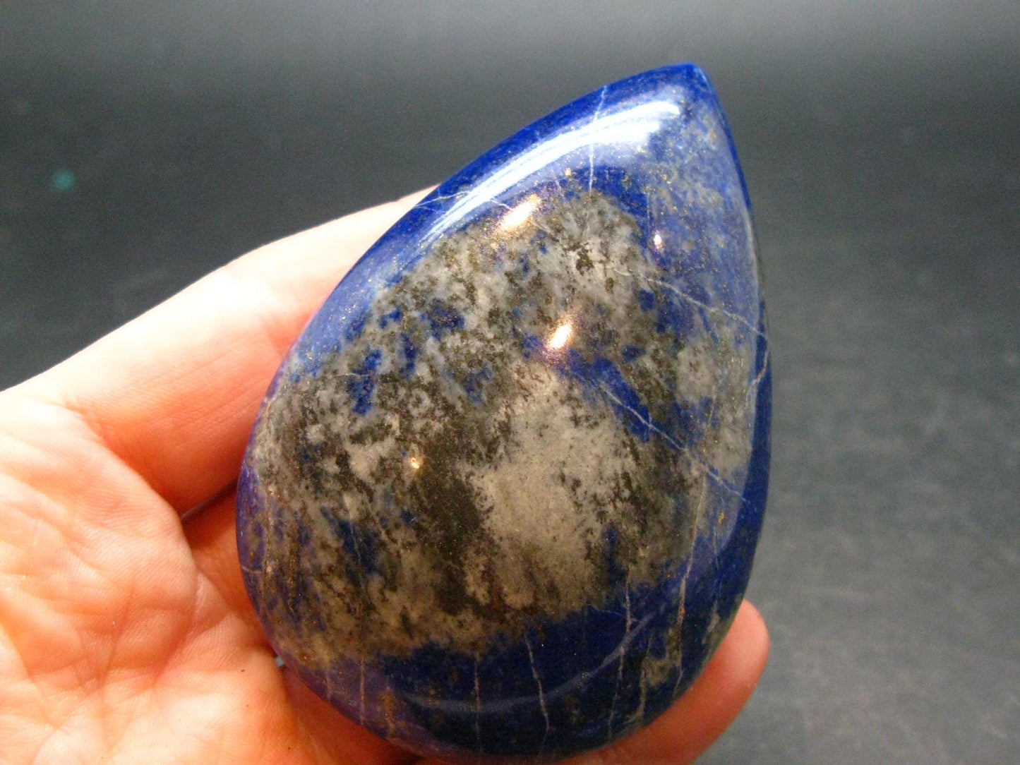 Lapis Lazuli Lazurite Tumbled Stone From Afghanistan - 2.8"