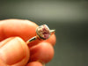 Bixbite Red Emerald Beryl Silver Ring From Utah USA - Size 8 - 1.89 Grams