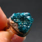 Emerald Green Dioptase Crystal Silver Ring from Congo - 5.49 Grams - Size 7