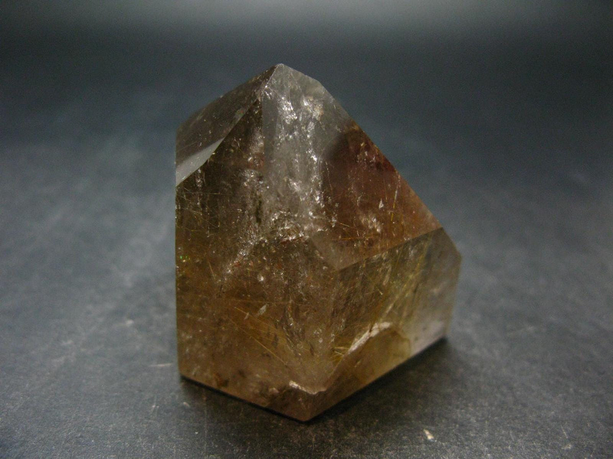 Large Polished Rutilated Quartz Crystal from Brazil - 2.1" - 152.56 Grams