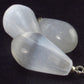 Satin Spar!! Set of 3 Natural Selenite Pendant from Morocco