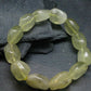 Libyan Tektite Glass Genuine Bracelet ~ 7.5 Inches ~ 18mm Tumbled Beads