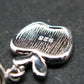 4.56 Billion Years Old Meteorite!!. Muonionalusta Meteorite Apple Silver Pendant from Sweden - 0.8"