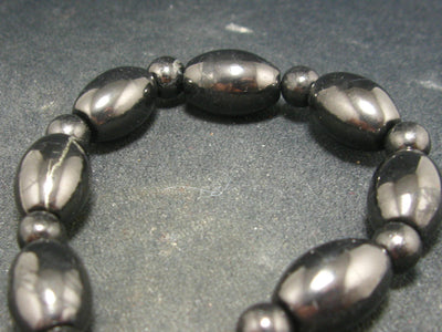 Shungite Necklace with Nicely Tumbled Beads From Russia - 18"